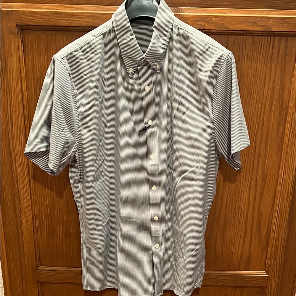 Men's Striped Button-Down Shirt